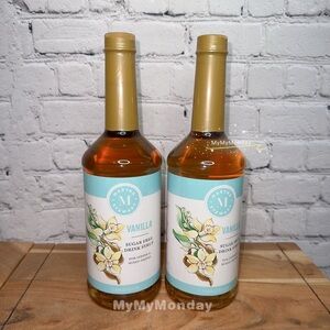Martha Stewart Vanilla Sugar Free Drink Syrup Set of 2